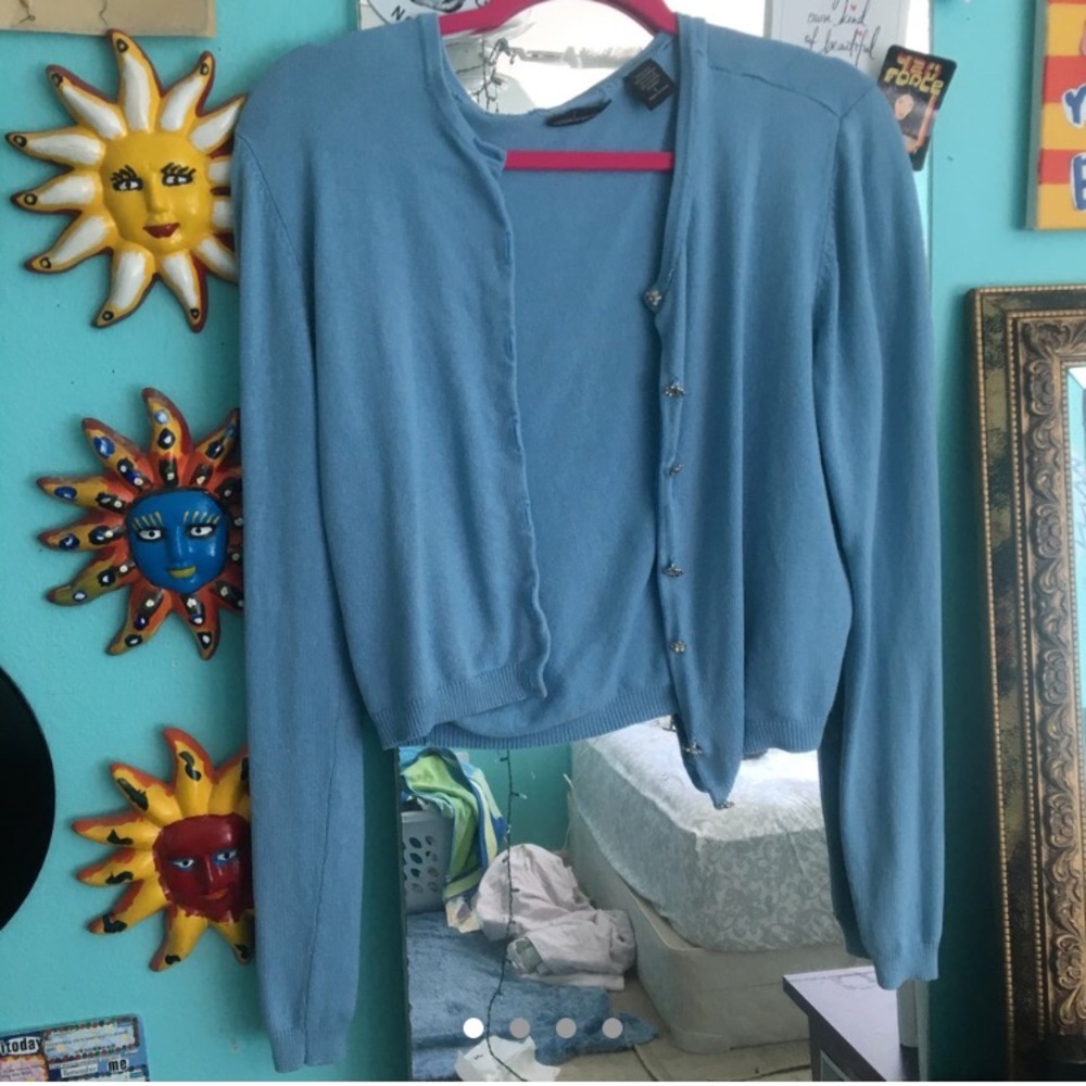 Blue Cardigan similar to the Brandy Melville ones.